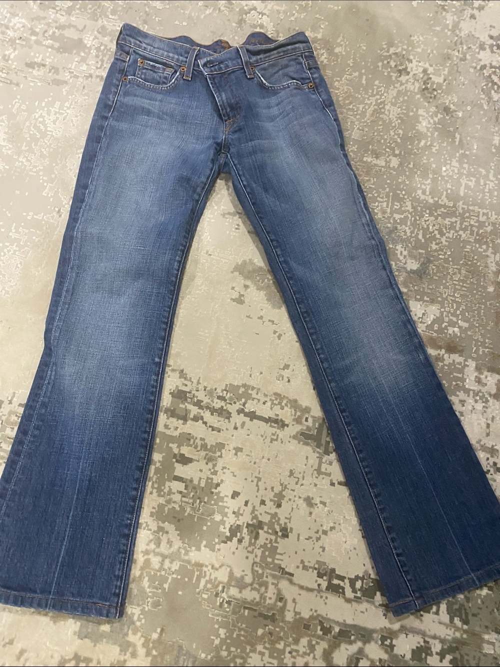 7 For All Man Kind Women's Blue Bootcut Jeans - Classic Denim